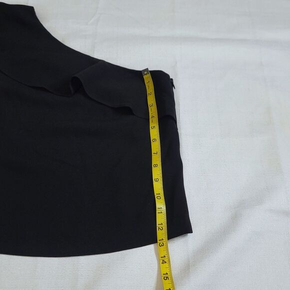 Club Monaco One Shoulder Ruffle Top Size 0 - Picture 2 of 6